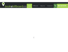 Tablet Screenshot of bookabillboard.co.za